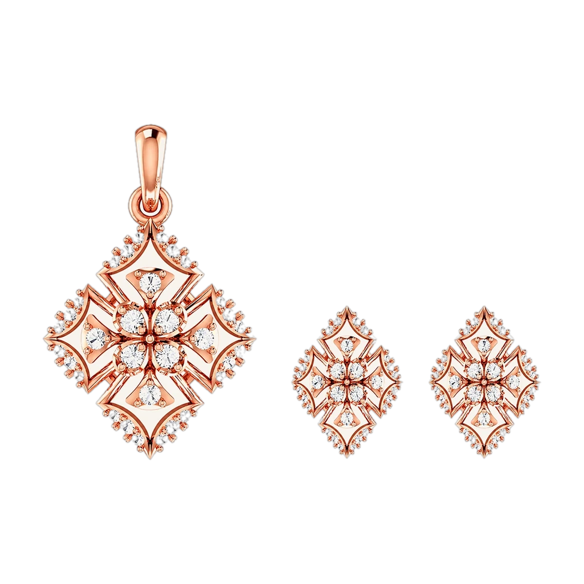 Kite Motif Pendant Set — DIAGO DS138