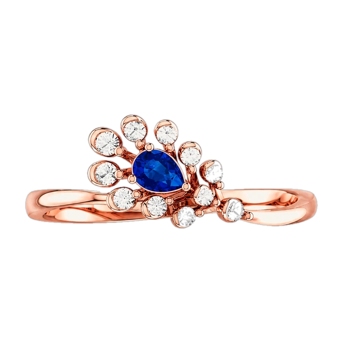 Peacock Sapphire Ring — DIAGO CLR113