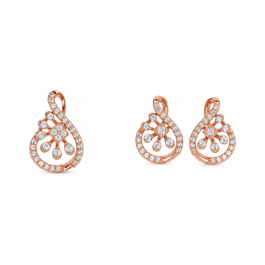 Diamond Pendant Sets